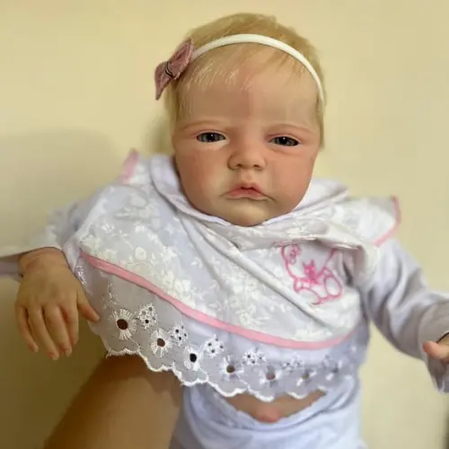 Bebe Reborn Menina Loira Barbie