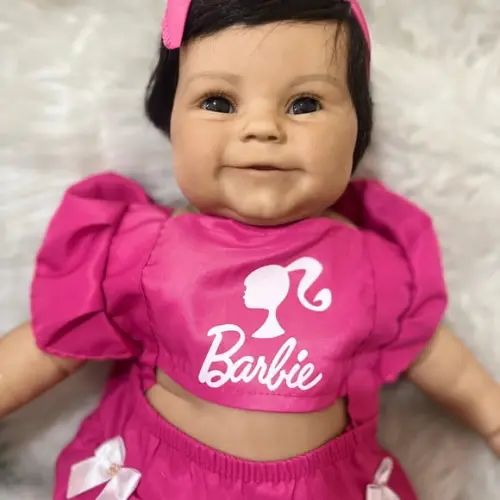 Bebê Reborn Menina Morena