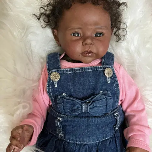 Bebê Reborn Menina Negra Afro
