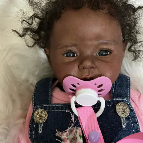 Bebê Reborn Menina Negra Afro
