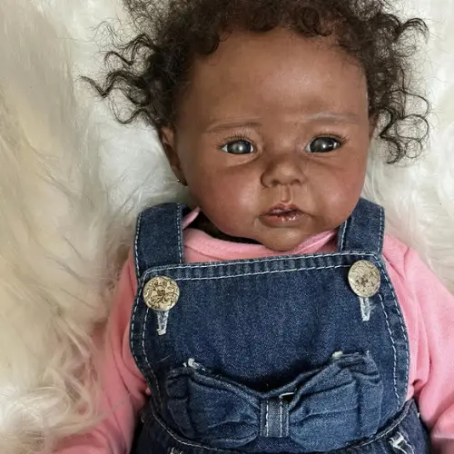 Bebê Reborn Menina Negra Afro