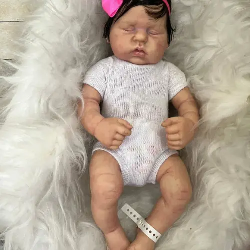 Bebê Reborn Menina Nod Corpo Vinil Siliconado