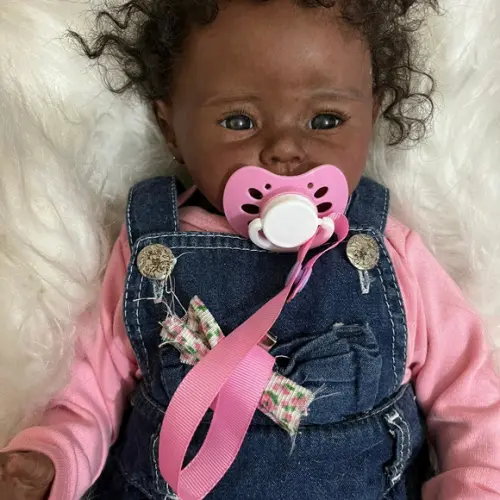 Bebê Reborn Menina Negra Afro