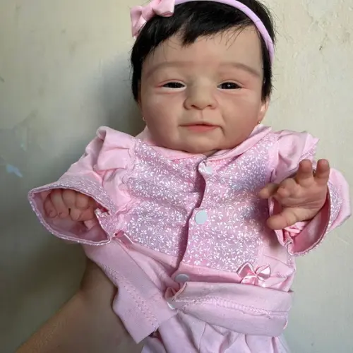 Bebe Reborn Menina Pode Banho Corpo Vinil Realista