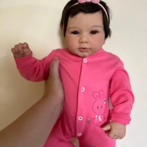 Bebe Reborn Menina Pode Banho Corpo Vinil Realista