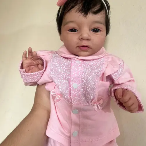 Bebe Reborn Menina Pode Banho Corpo Vinil Realista