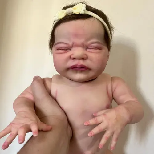 Bebe Reborn Menina Pode Banho Corpo Vinil Realista