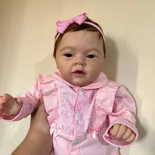 Bebe Reborn Menina Pode Banho Corpo Vinil Realista