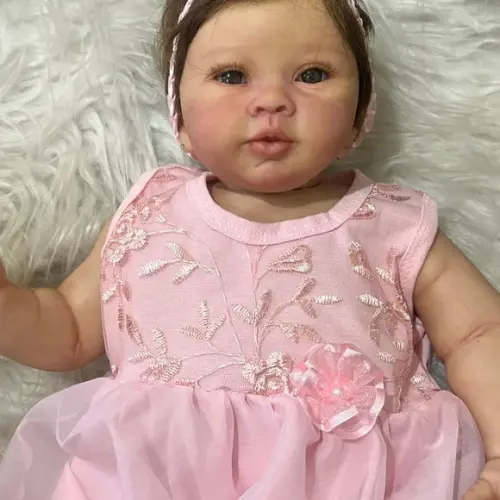 Bebe Reborn Menina Pode Banho e Faz Xixi