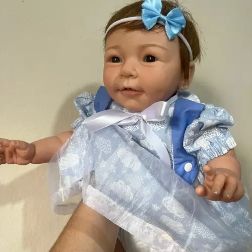 Bebê Reborn Menina Pode Banho e Faz Xixi Dia das Crianças