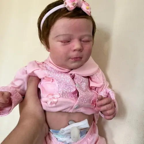 Bebê Reborn Menina Pode Dar Banho com Cordão Umbilical