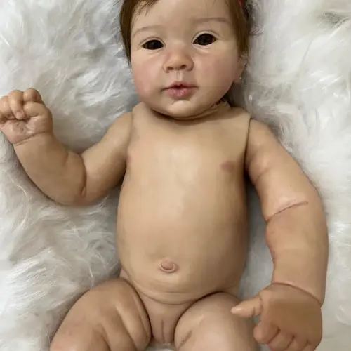 Bebe Reborn Menina Pode Banho e Faz Xixi Altamente Realista