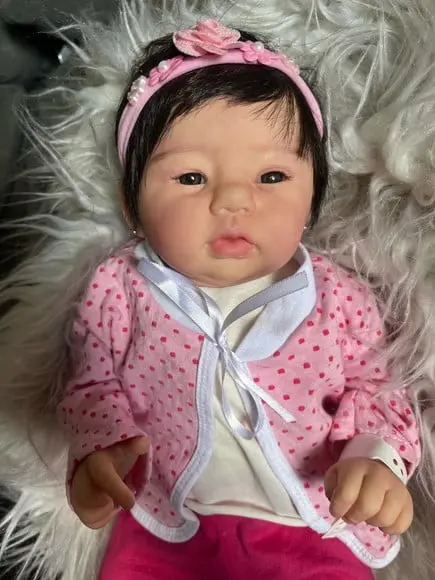 Bebê Reborn Menina Realista Perfeita