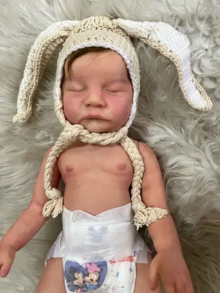 Bebe Reborn Menino Coelho Pronta Entrega
