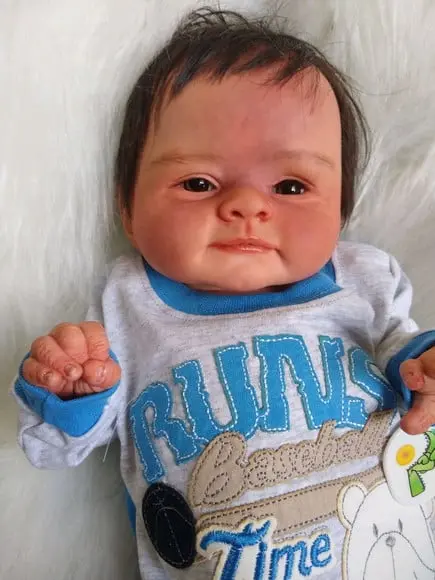 Bebê Reborn menino Benjamin com corpo de siliconado silicone