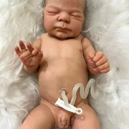 Bebê Reborn Menino Corpo de Vinil Siliconado