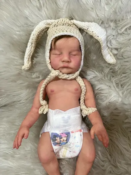 Bebe Reborn Menino Coelho Pronta Entrega