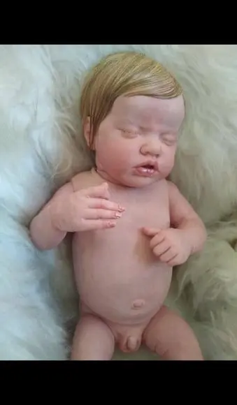 Bebe Reborn Menino Loiro Altamente Realista