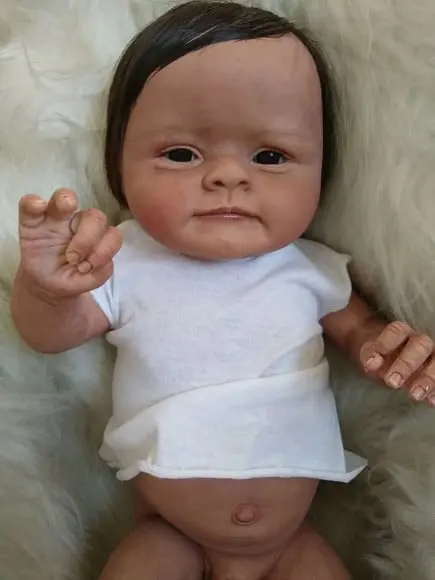 Bebê Reborn menino moreno corpo inteiro siliconado silicone