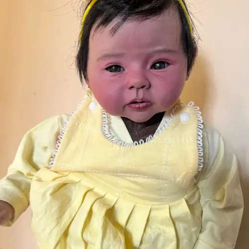 Bebê Reborn Negra Altamente Realista