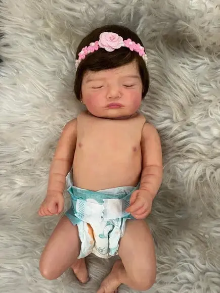 Bebê Reborn Rosalie Pode Banho Totalmente Realista