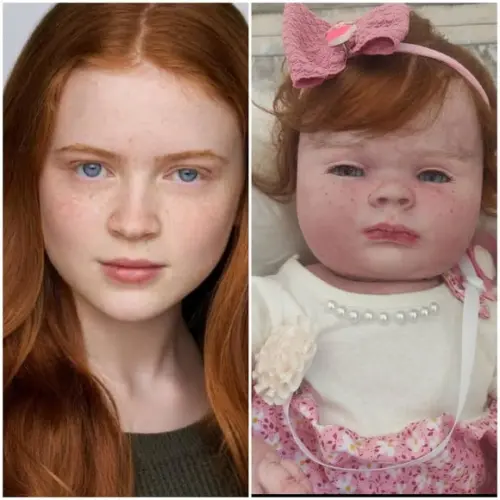 Bebê Reborn Ruiva Max Stranger Things Aproximação