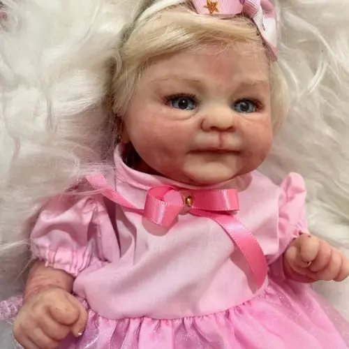 Bebe Reborn Silicone Sólido Menina Barbie Dia das Crianças