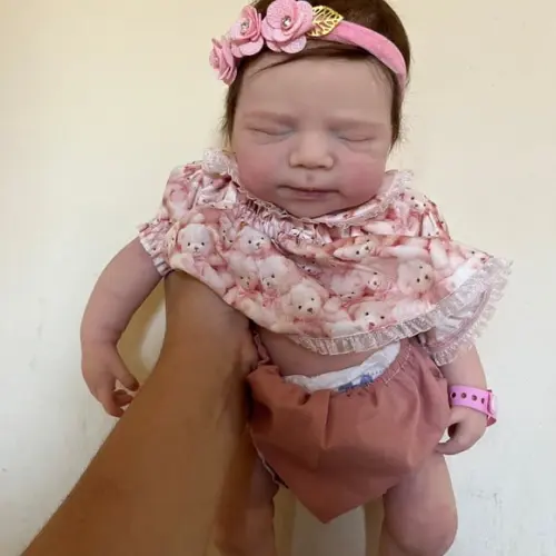 Bebe Reborn Silicone Sólido Menina Mama e Faz Xixi