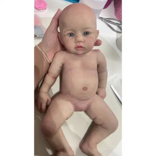 Bebe Reborn Silicone Sólido Menina Mama e Faz Xixi