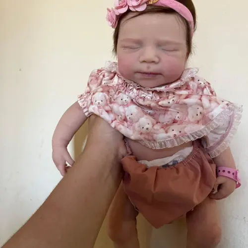Bebe Reborn Silicone Sólido Menina Mama e Faz Xixi