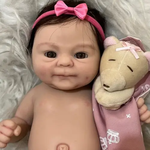 Bebe Reborn Silicone Sólido Princesa