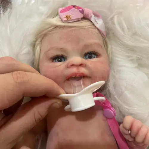 Bebê Reborn Silicone Sólido Pode Banho