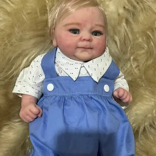Bebe Reborn Silicone Sólido Menino Príncipe