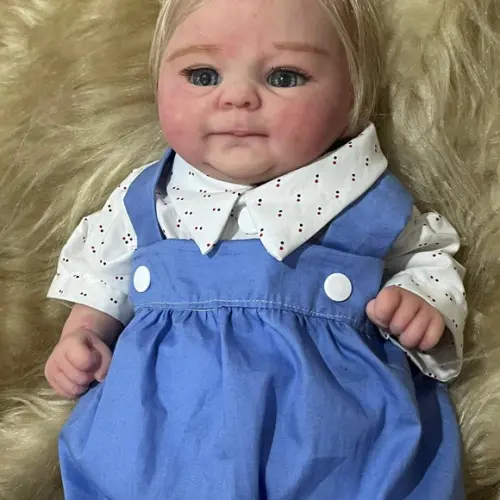 Bebe Reborn Silicone Sólido Menino Príncipe