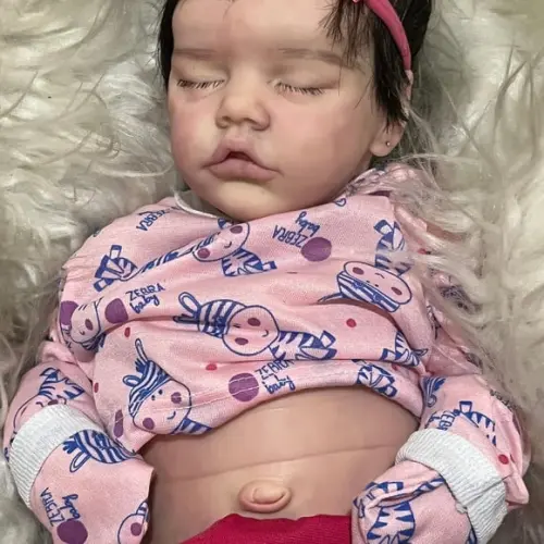 Bebê Reborn Twin Muito Realista Cabelo Escuro