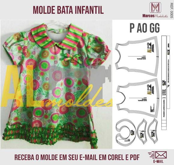 Molde Bata Infantil 0005