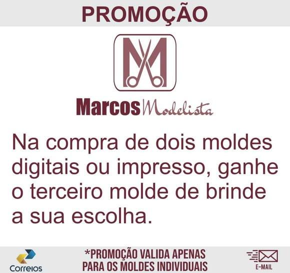 Molde Modelagem Conjunto Masculino Camisa e Shorts 9004