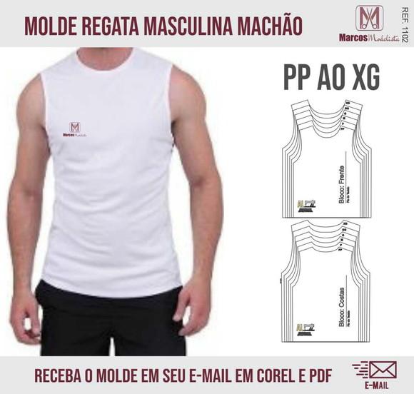 Molde Modelagem Regata Machão 1102