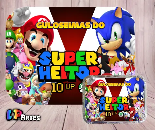 Sonic x Mário
