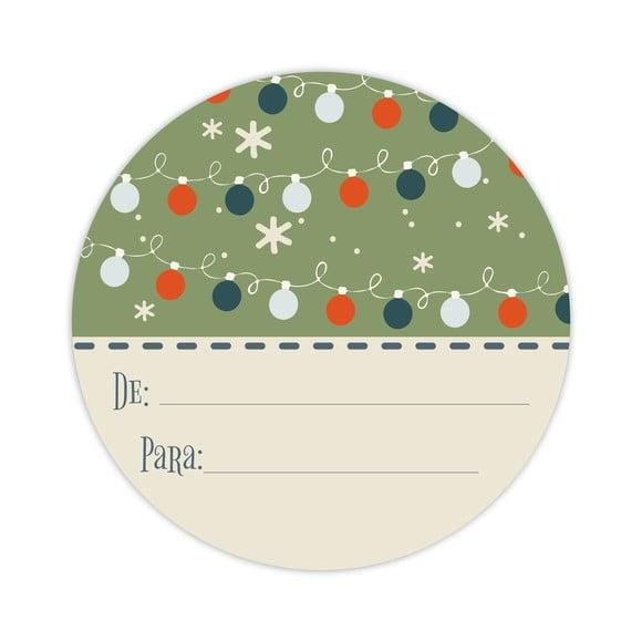 100 Adesivos Natalino - Feliz Natal - de - para