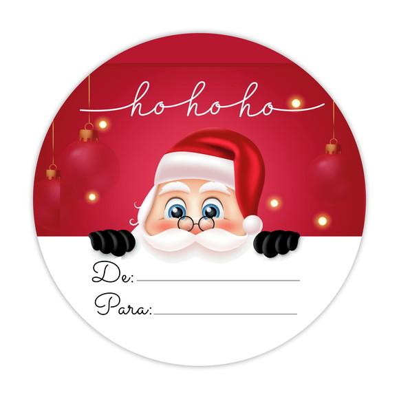 100 Adesivos Natalino - Feliz Natal - de - para