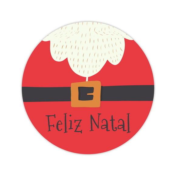 100 Adesivos Natalino - Feliz Natal - de - para