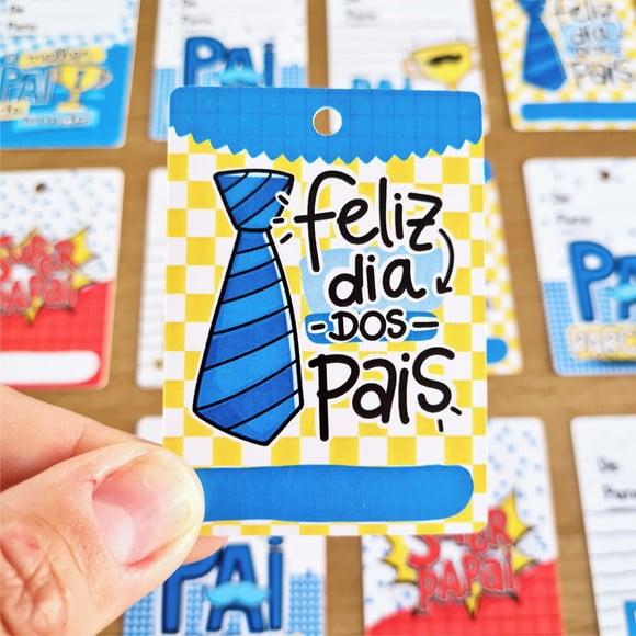 25 Tags Personalizada Feliz Dia dos Pais