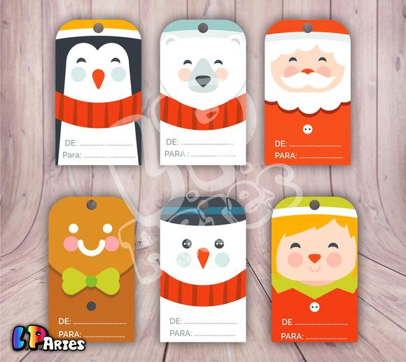 25 Tags de Natal - N03