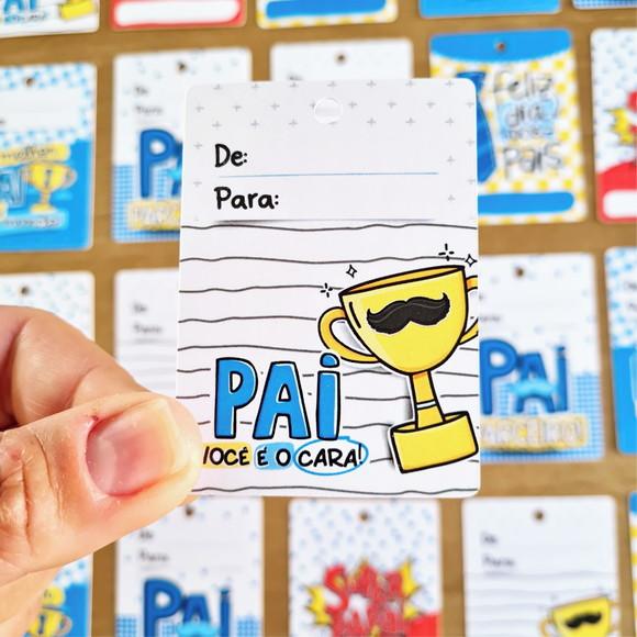 25 Tags Personalizada Feliz Dia dos Pais