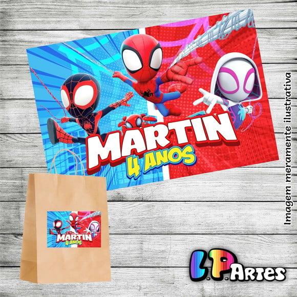Adesivo 10x15 - Spidey e Seus Amigos