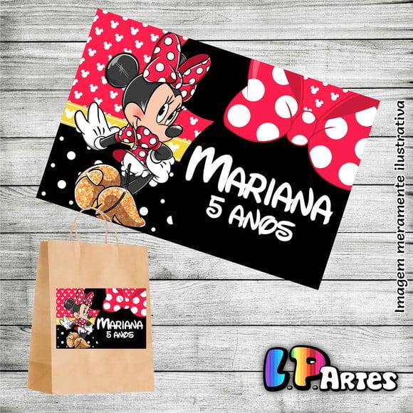 Adesivo 10x15 - Minnie Vermelha