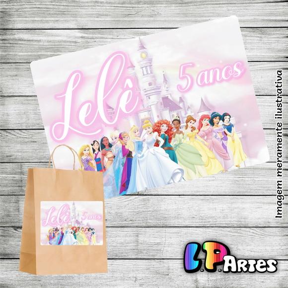 Adesivo 10x15 - Princesas