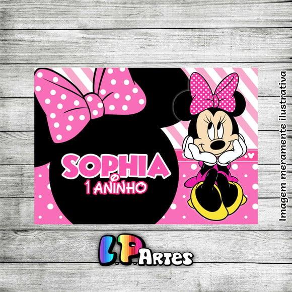 Adesivo 10x7 - Minnie Rosa