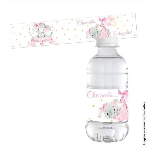 Adesivo Água Lindoya - Elefantinho Baby Rosa